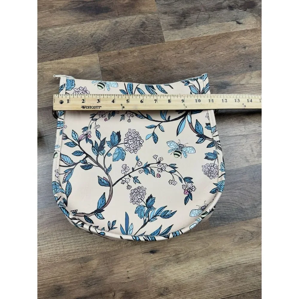AHDORNED Double-Entry U-Shaped Messenger Straps &‎ Pouch Bee Floral